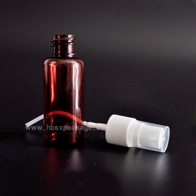 25ml PET trasparent high quality and benefit price plastic spray  bottle with Leak-proof gasket