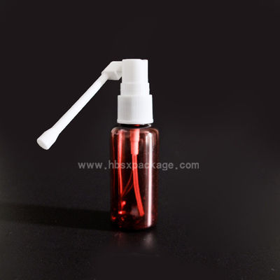 25ml PET trasparent high quality and benefit price plastic spray  bottle with Leak-proof gasket