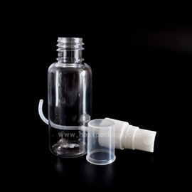 new product good quality transparent PET plastic spray bottle/cosmetic perfume bottle