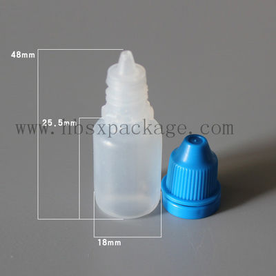 5ml  PE dropper bottles with childproof cap for e liquid plastic dropper bottle