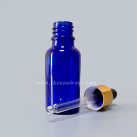 SXB-04 20ml blue essential oil Bottles empty glass bottles with button dropper pipette