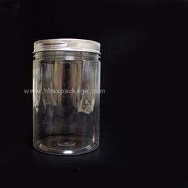 2016 new product Child Proof Refillable 1L Wide Mouth Food Grade Cylinder Plastic Candy Jars