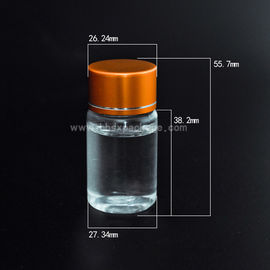 new products Wholesale High Quality clear hdpe/pet pharmacy bottle with brass lid