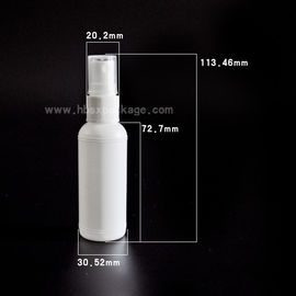 Hebei Shengxiang HDPE material 30-40ml white perfume bottle or sterile plastic spray bottle