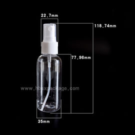 Hebei Shengxiang PET material 100-120ml transparent perfume class or disinfectant class plastic spray bottle