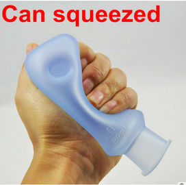 bright light colour leak proof squeezable, BPA free, Food Grade Protable Silicone Travel Bottle with different colours