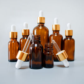 30ml 60ml 120ml Amber Clear Color Boston Round Glass Bottle Essential Oil Bottles