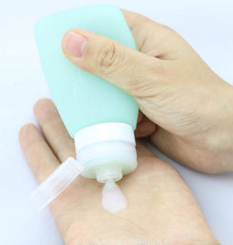 hot sell Empty Squeezable Silicone Refillable Travel Shampoo Cream Tubes Bottle