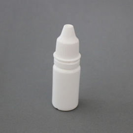 medical material squeezable plastic eye dropper bottle wholesale PE droppe rbottle with orange childproof cap