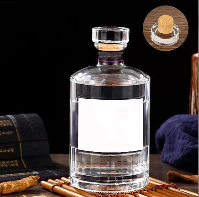 500ml/750ml whisky bottle/wine bottle/Botella de vino/Botella de whisky/Botella de vidrio/Se puede personalizar