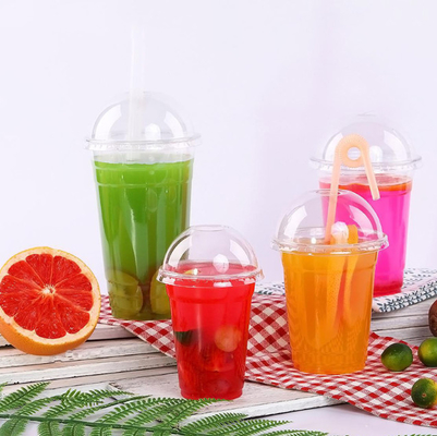 PLA drinks cup/cold drink cup/compostable cup/Matériaux dégradables/المواد القابلة للتحلل/Abbaubares Material/PLA straw