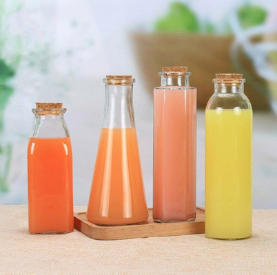factory wholesale 350ml/500ml Juice bottle/beverage bottle/glass bottle/milk bottle/Customizable logo/