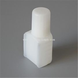 PP/PE 50ml white plastic vaccine bottle with rubber stopper and aluminum for sell