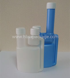 100ml to 1000ml HDPE Plastic dosing bottle HDPE twin neck measuring with high quality